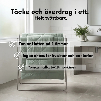 Sovro® Dyne | Den hurtigttørrende 2-i-1-dyne, der gør sengetøj overflødigt.