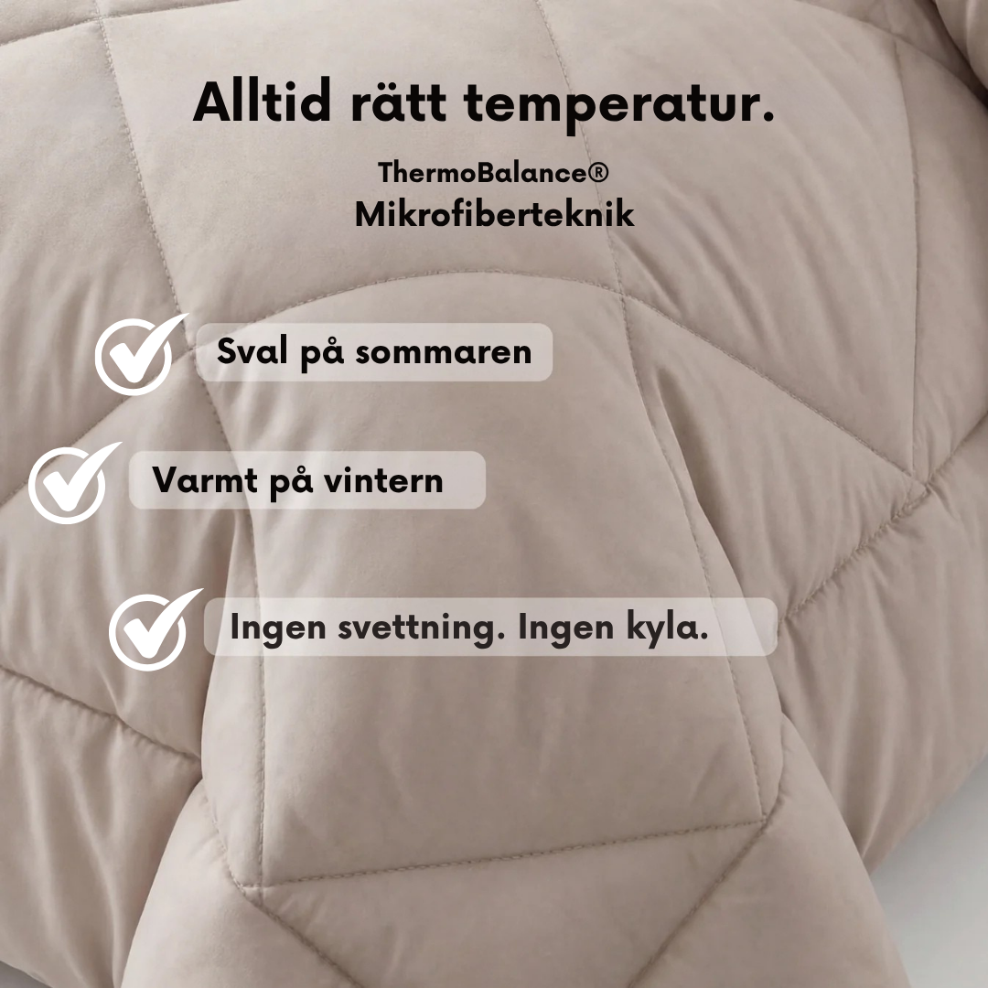 Sovro® Dyne | Den hurtigttørrende 2-i-1-dyne, der gør sengetøj overflødigt.