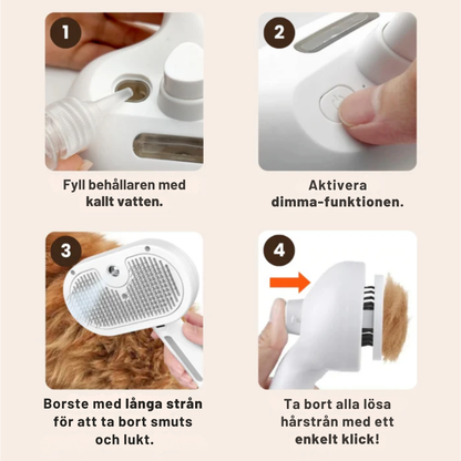 PälsSpa™ Pro | Professionel pelsplejebørste til kæledyr