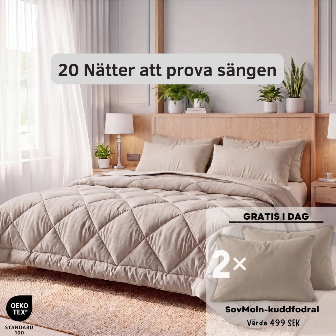 Sovro® Dyne | Den hurtigttørrende 2-i-1-dyne, der gør sengetøj overflødigt.