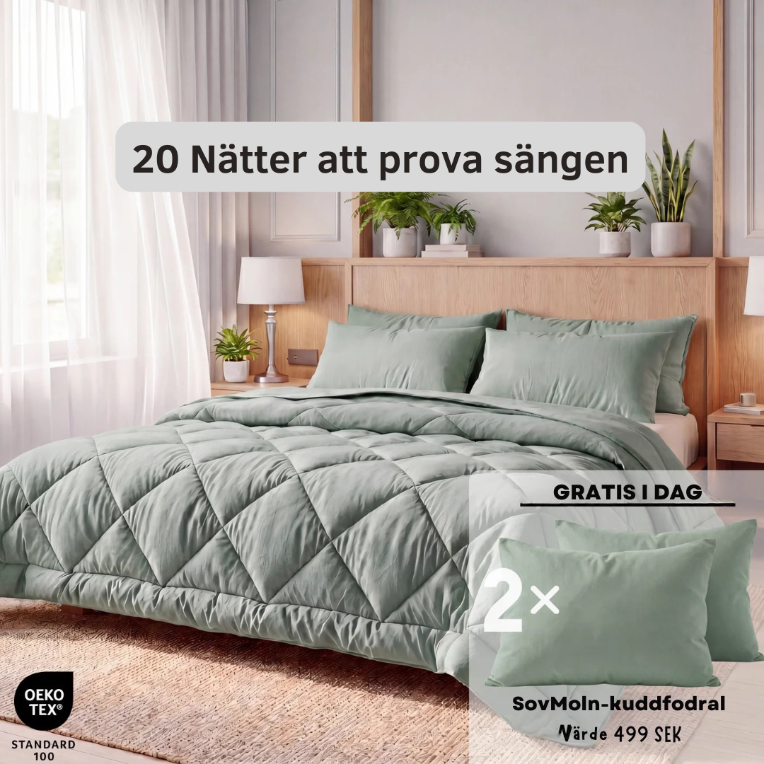 Sovro® Dyne | Den hurtigttørrende 2-i-1-dyne, der gør sengetøj overflødigt.
